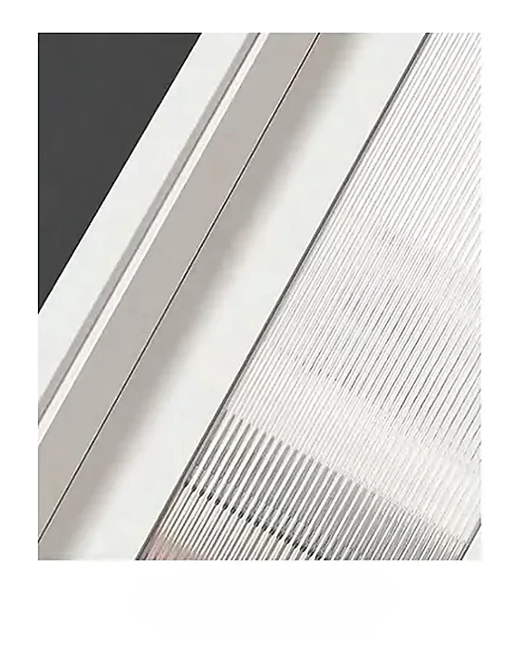 Decorative glass panel doors